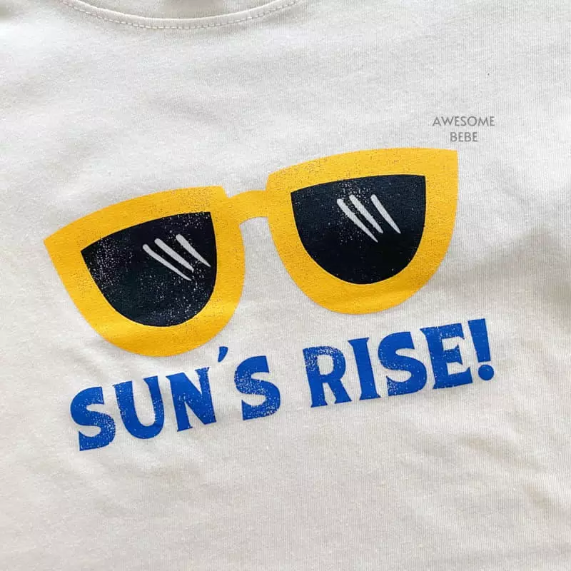 Awesome Bebe - Korean Children Fashion - #designkidswear - Sun Rise Top Bottom Set - 9