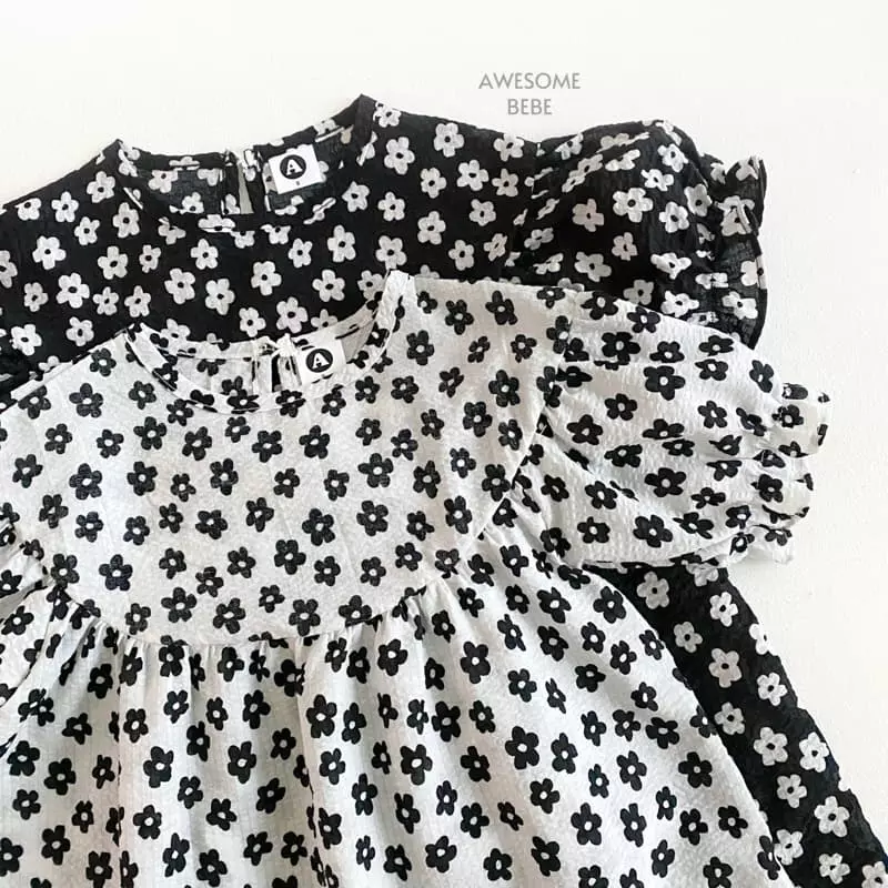 Awesome Bebe - Korean Children Fashion - #kidsstore - Small Flower One-piece - 5