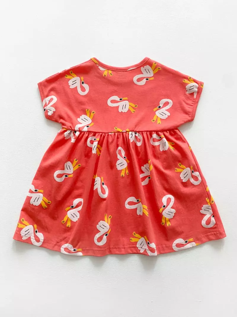 Awesome Bebe - Korean Children Fashion - #kidsshorts - Swan One-piece - 4