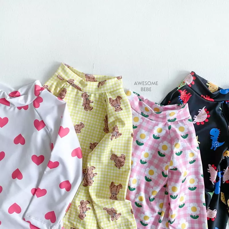 Awesome Bebe - Korean Children Fashion - #kidsstore - Colorful Rashguard - 10