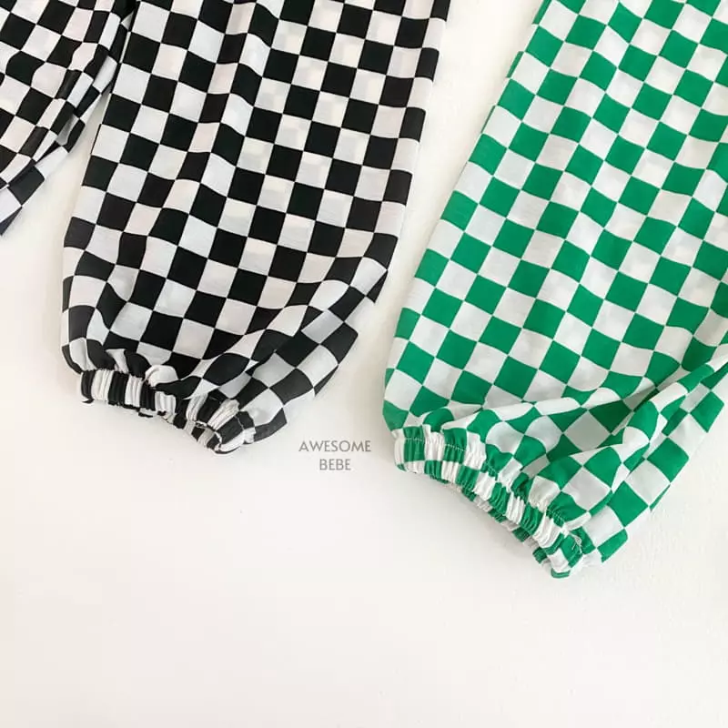 Awesome Bebe - Korean Children Fashion - #kidzfashiontrend - Checker Board Pants - 7