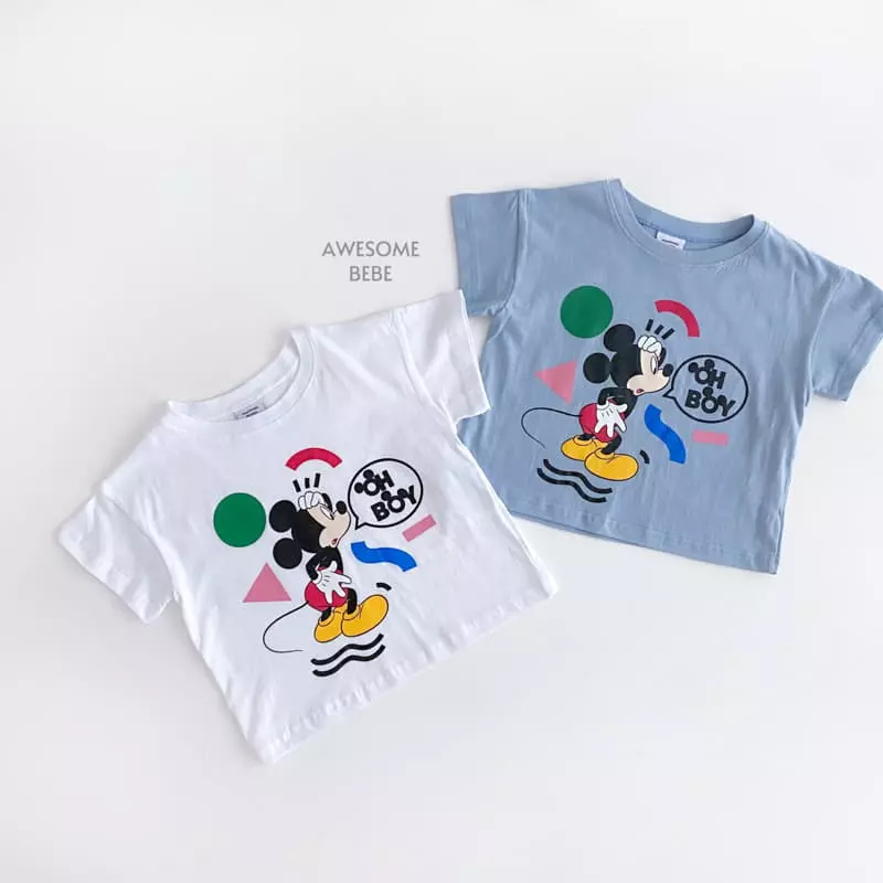 Awesome Bebe - Korean Children Fashion - #kidzfashiontrend - Oh M Tee - 5