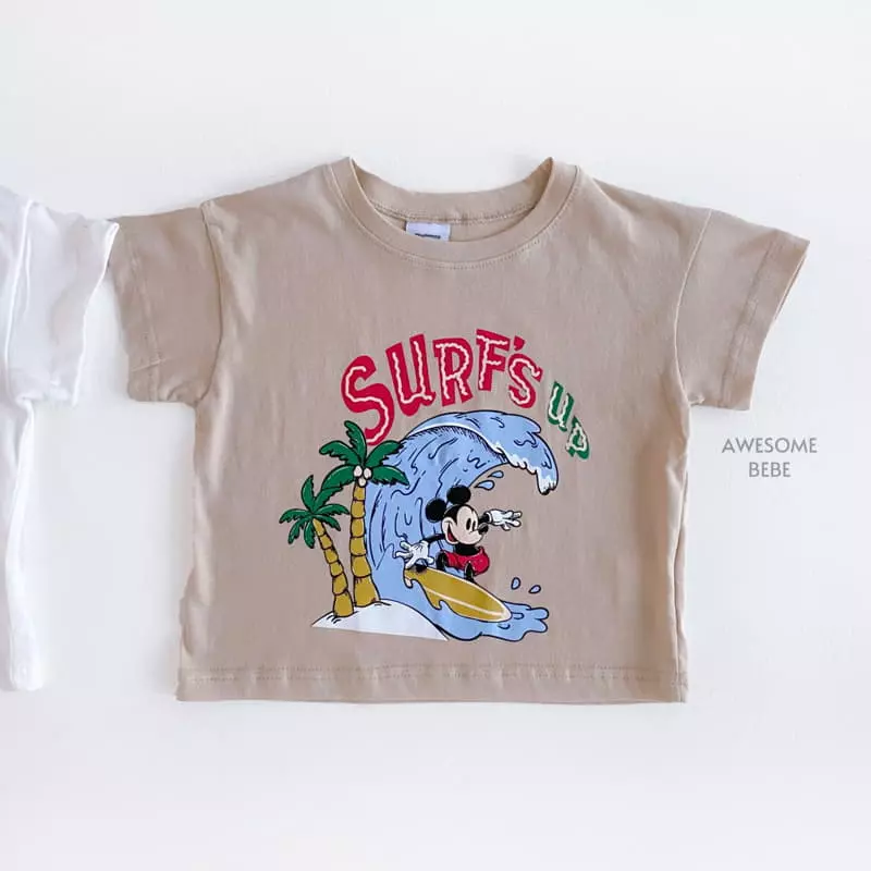 Awesome Bebe - Korean Children Fashion - #littlefashionista - Surfing M Tee - 6