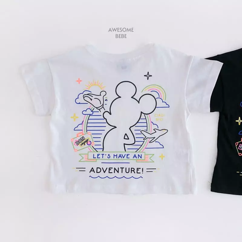 Awesome Bebe - Korean Children Fashion - #Kfashion4kids - Neon M Tee - 4