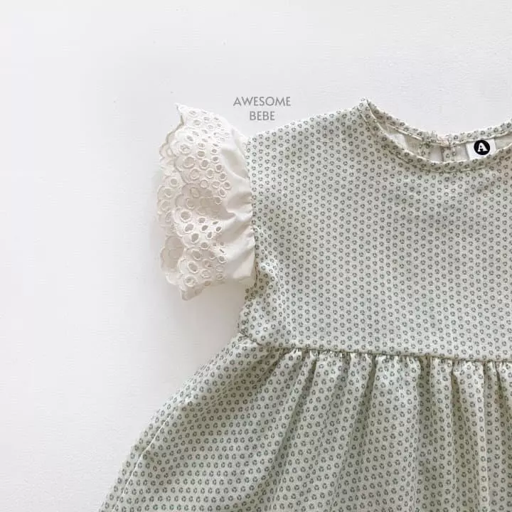 Awesome Bebe - Korean Children Fashion - #magicofchildhood - Lace One-piece - 2