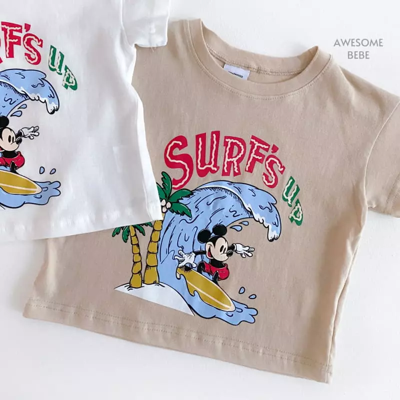 Awesome Bebe - Korean Children Fashion - #minifashionista - Surfing M Tee - 8