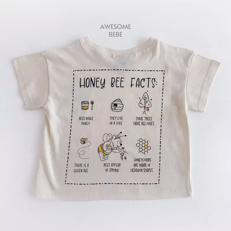 Awesome Bebe - Korean Children Fashion - #minifashionista - Honey Bee P Tee - 5