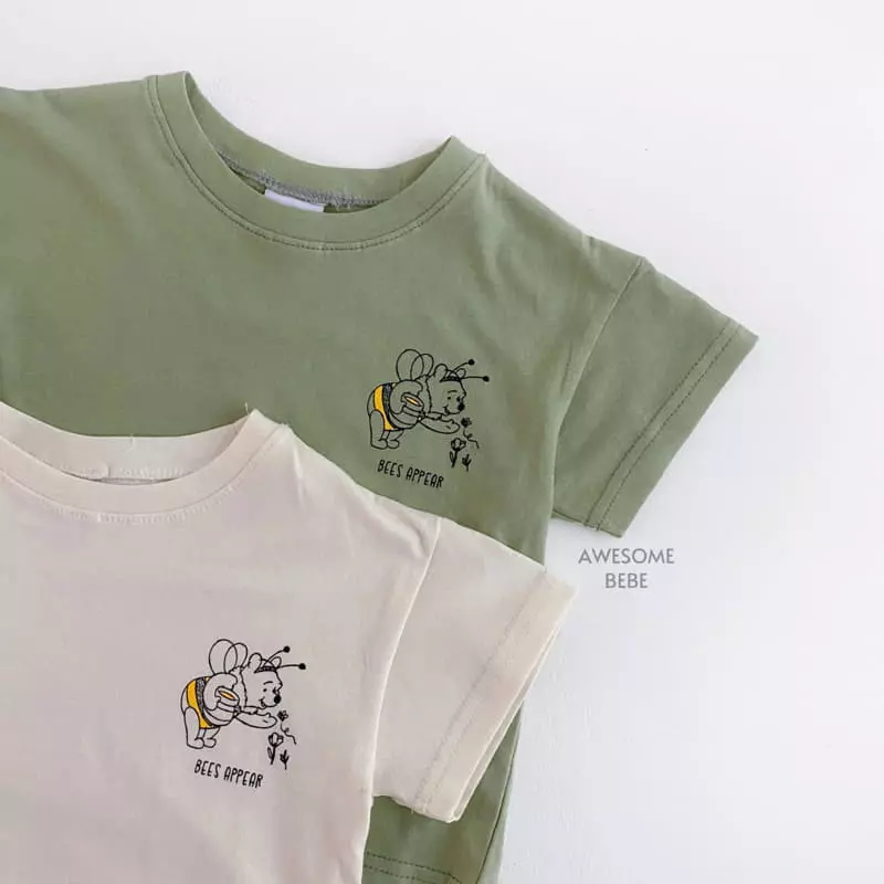 Awesome Bebe - Korean Children Fashion - #prettylittlegirls - Honey Bee P Tee - 6