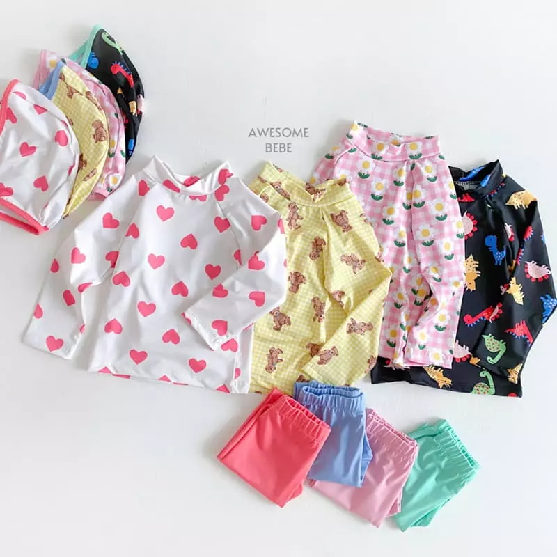 Awesome Bebe - Korean Children Fashion - #prettylittlegirls - Colorful Rashguard - 2
