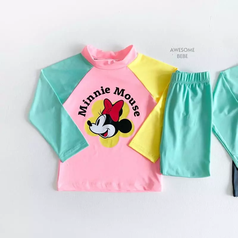 Awesome Bebe - Korean Children Fashion - #prettylittlegirls - D Rashguard Set