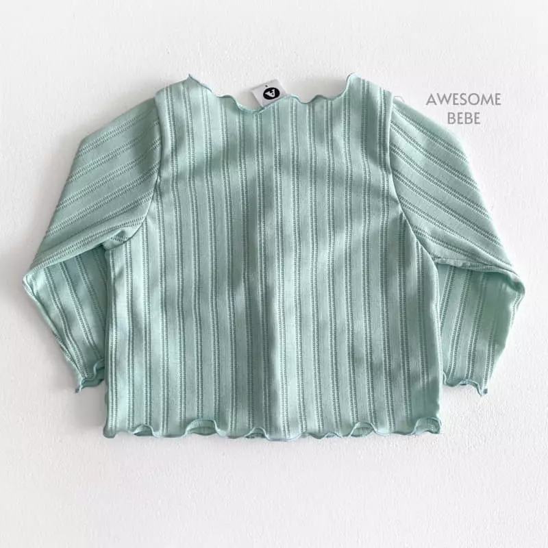 Awesome Bebe - Korean Children Fashion - #stylishchildhood - Terry Cardigan Set - 5