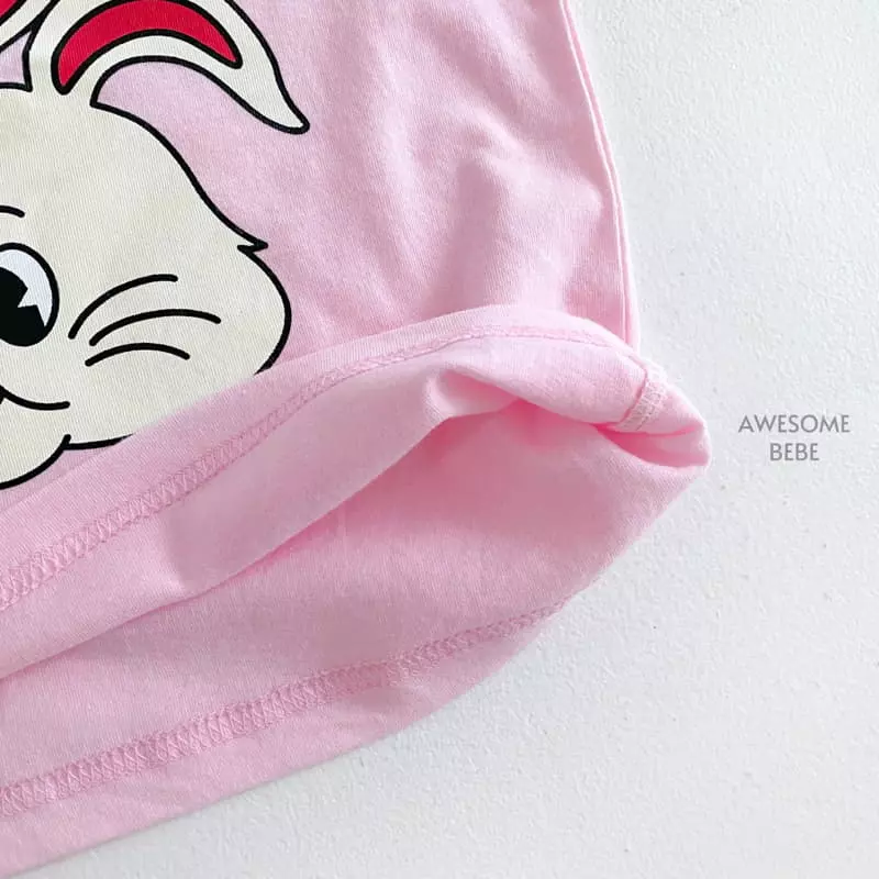 Awesome Bebe - Korean Children Fashion - #todddlerfashion - Butter Rabbit Tee - 12