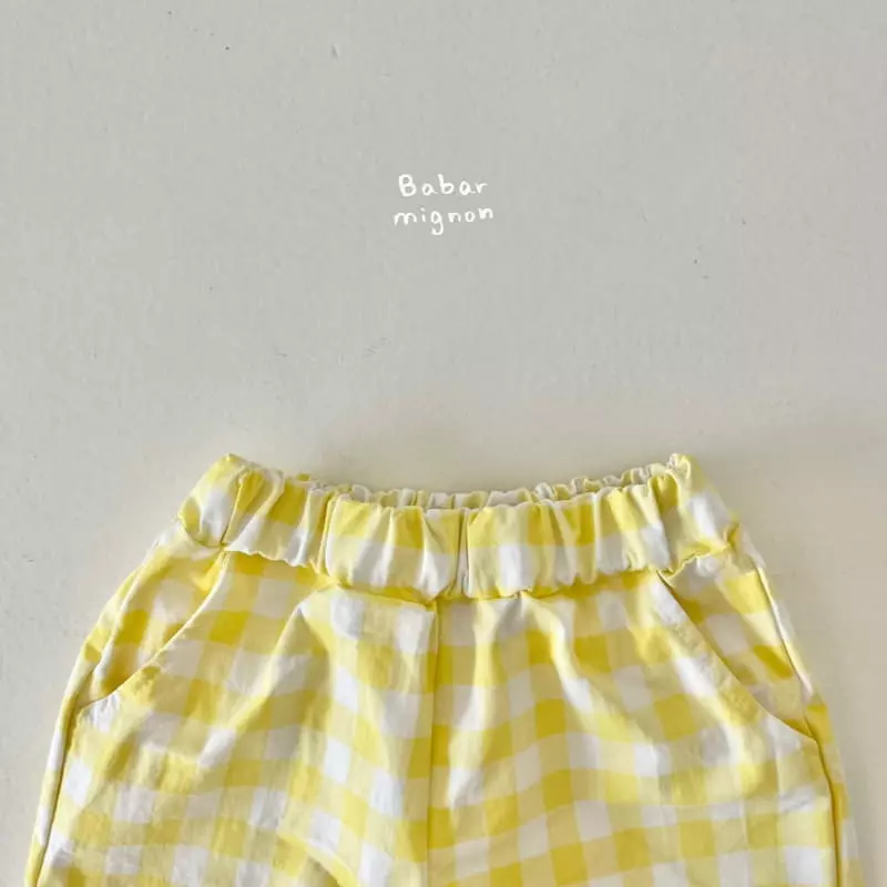 Babar Mignon - Korean Children Fashion - #kidzfashiontrend - Check Shorts - 4