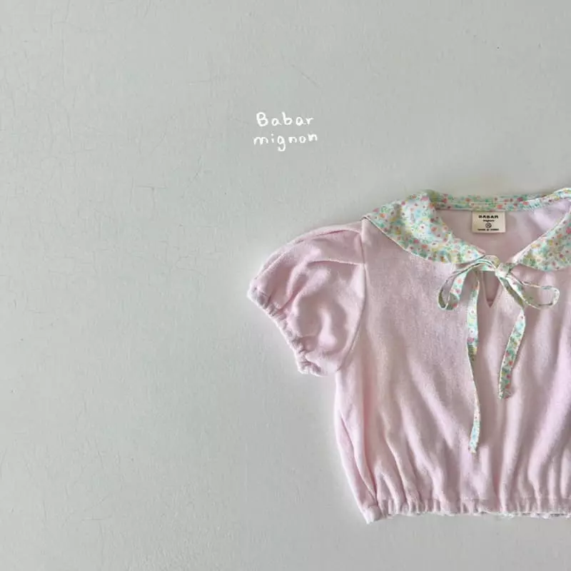 Babar Mignon - Korean Children Fashion - #childofig - Collar Terry Tee - 8