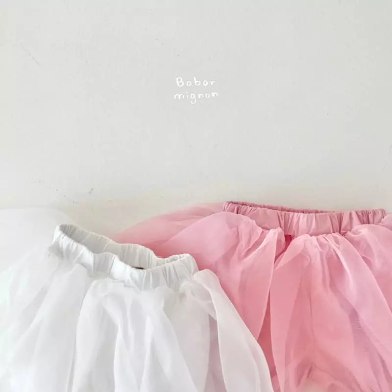 Babar Mignon - Korean Children Fashion - #childrensboutique - Mesh Skirt - 2