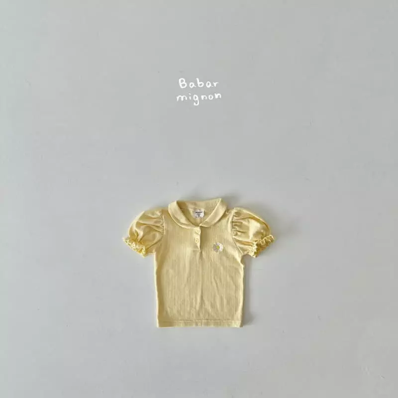Babar Mignon - Korean Children Fashion - #childrensboutique - Daisy Collar Tee - 6