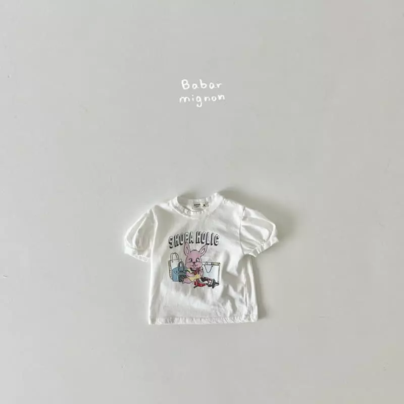 Babar Mignon - Korean Children Fashion - #designkidswear - Shopper Puff Tee - 7