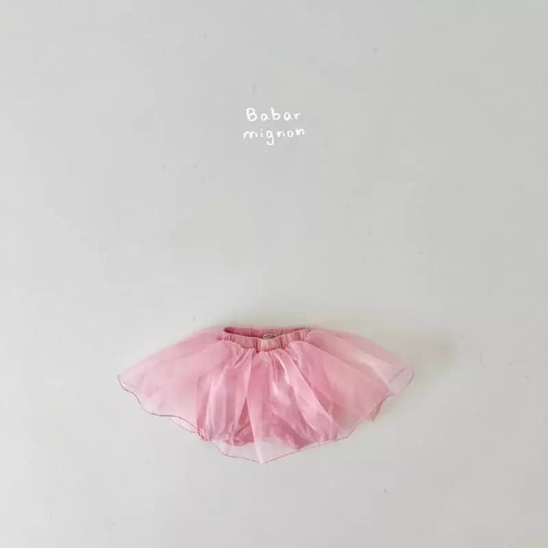 Babar Mignon - Korean Children Fashion - #designkidswear - Mesh Skirt - 3