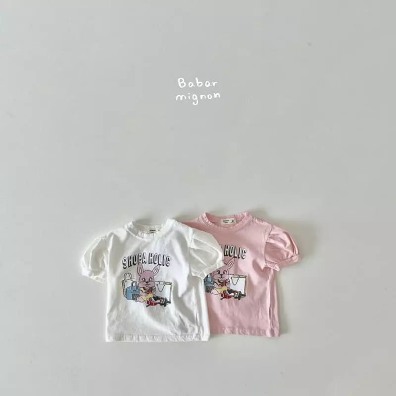 Babar Mignon - Korean Children Fashion - #kidsstore - Shopper Puff Tee - 11