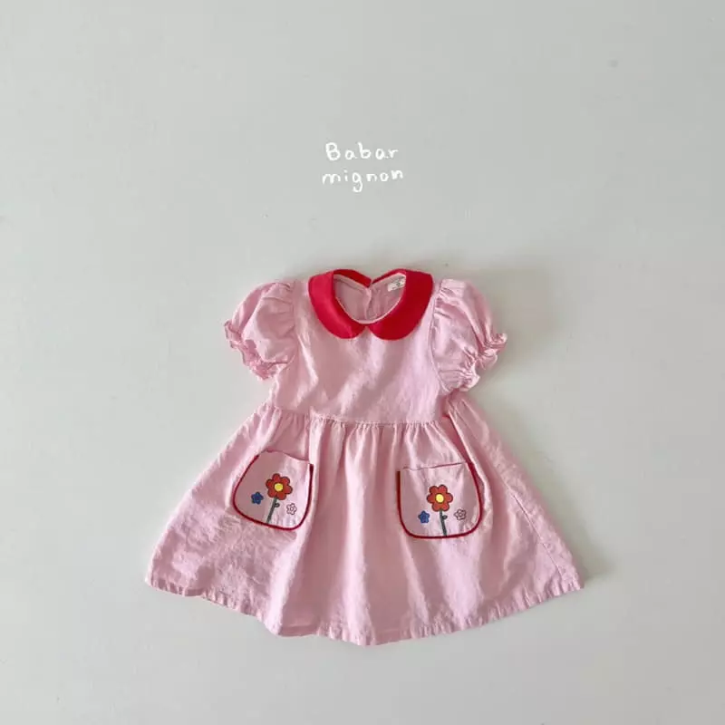 Babar Mignon - Korean Children Fashion - #kidsshorts - Pocket One-piece - 4