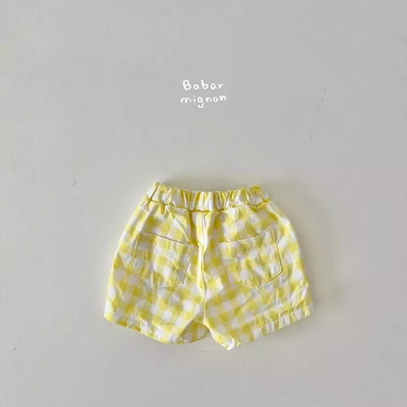 Babar Mignon - Korean Children Fashion - #littlefashionista - Check Shorts - 5