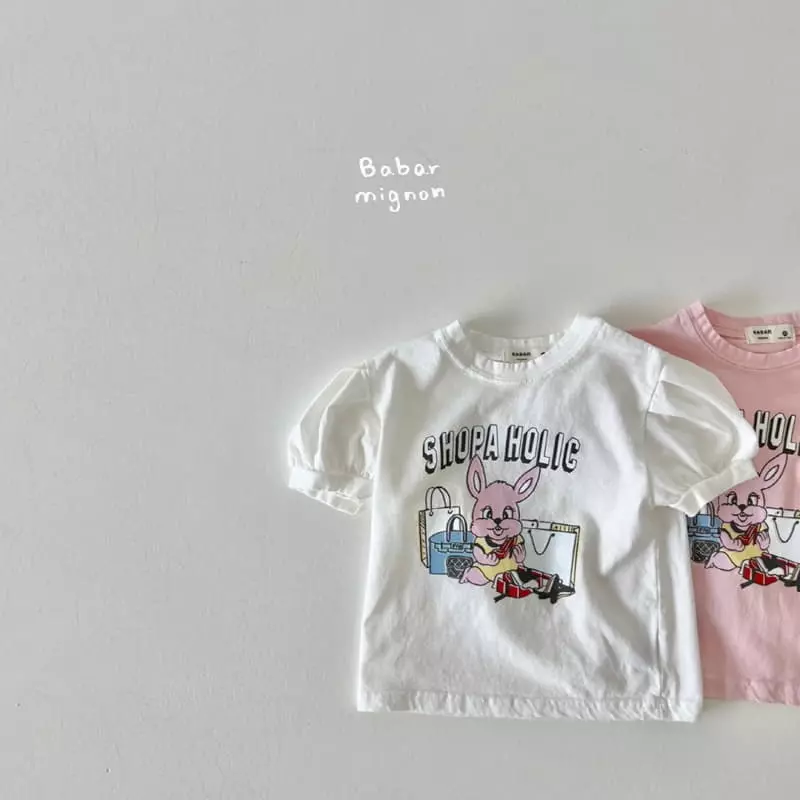 Babar Mignon - Korean Children Fashion - #prettylittlegirls - Shopper Puff Tee