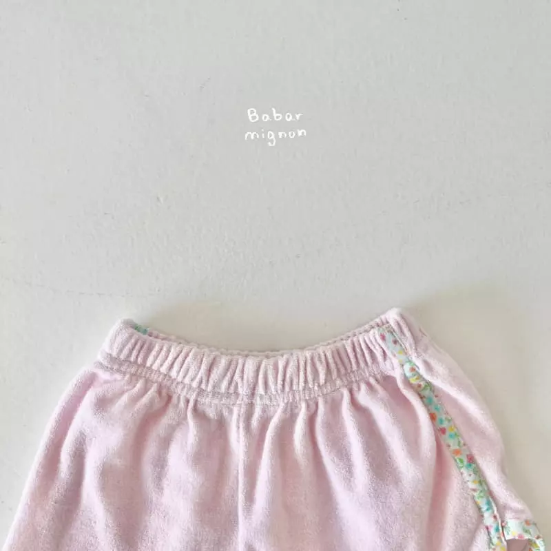 Babar Mignon - Korean Children Fashion - #minifashionista - Terry Piping Shorts - 4