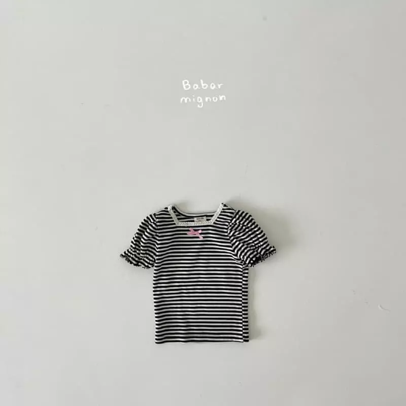 Babar Mignon - Korean Children Fashion - #stylishchildhood - Square Puff Tee - 3