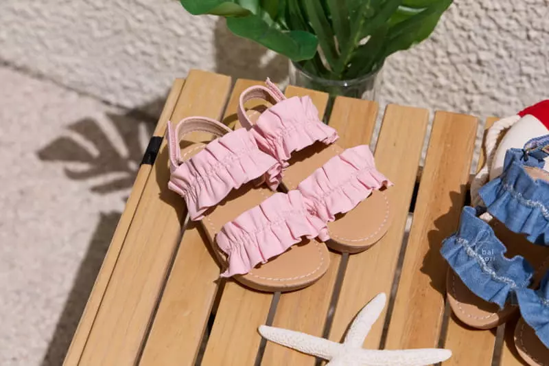 Babyzzam - Korean Children Fashion - #childrensboutique - Y916 Summer Shirring Sandals