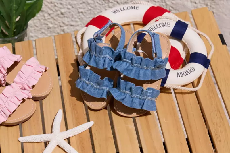 Babyzzam - Korean Children Fashion - #designkidswear - Y916 Summer Shirring Sandals - 2