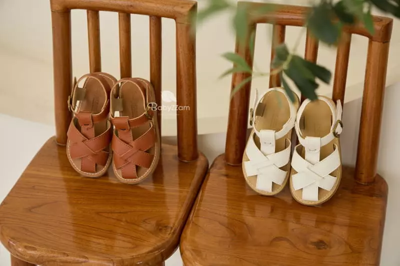 Babyzzam - Korean Children Fashion - #designkidswear - A117 Letter Sandals