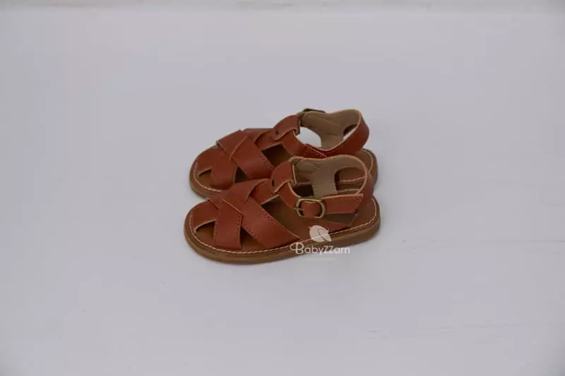 Babyzzam - Korean Children Fashion - #kidsstore - A117 Letter Sandals - 5