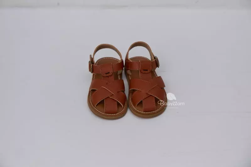 Babyzzam - Korean Children Fashion - #littlefashionista - A117 Letter Sandals - 8