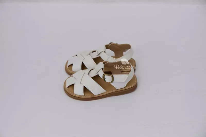 Babyzzam - Korean Children Fashion - #magicofchildhood - A117 Letter Sandals - 9