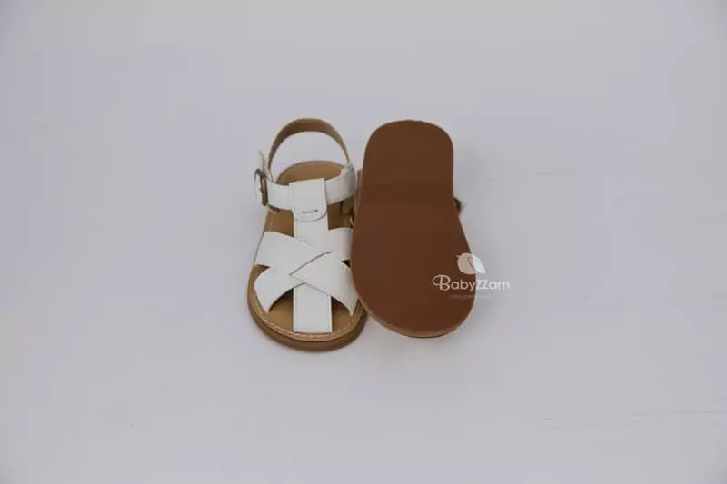 Babyzzam - Korean Children Fashion - #prettylittlegirls - A117 Letter Sandals - 11