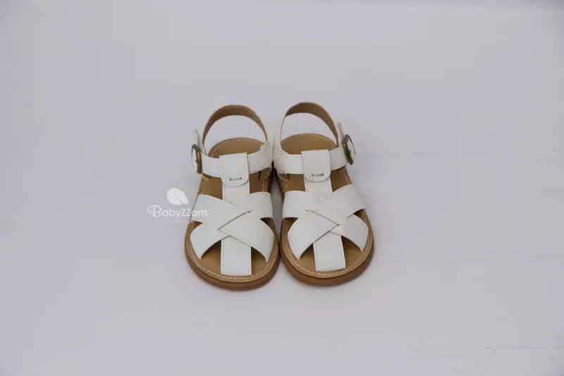 Babyzzam - Korean Children Fashion - #todddlerfashion - A117 Letter Sandals - 12