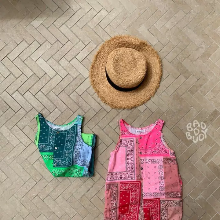 Badburdy - Korean Children Fashion - #childofig - Paisely Jumpsuit - 3