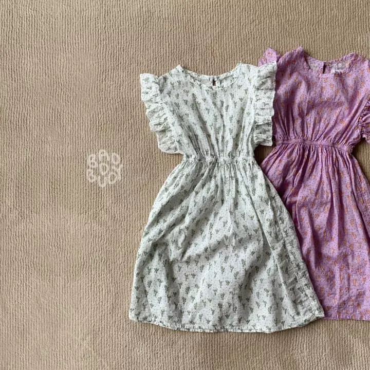 Badburdy - Korean Children Fashion - #childofig - Cactus One-piece