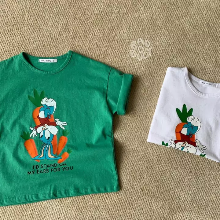 Badburdy - Korean Children Fashion - #childofig - Upside Rabbit Tee - 2