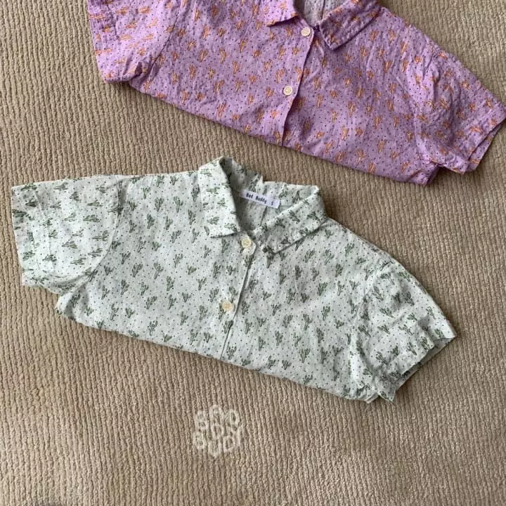 Badburdy - Korean Children Fashion - #childrensboutique - Cactus Shirt - 2