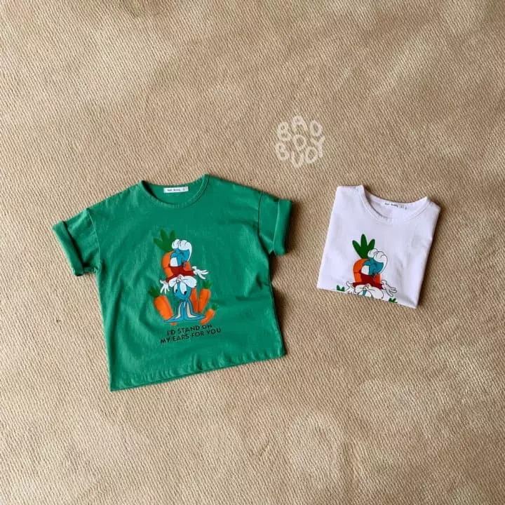 Badburdy - Korean Children Fashion - #childrensboutique - Upside Rabbit Tee - 3