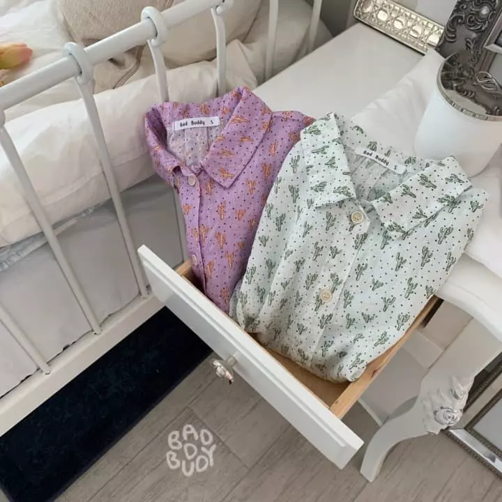 Badburdy - Korean Children Fashion - #designkidswear - Cactus Shirt - 3