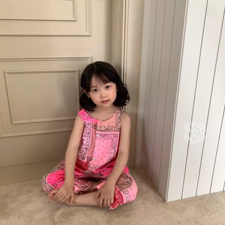 Badburdy - Korean Children Fashion - #kidsshorts - Paisely Jumpsuit - 9