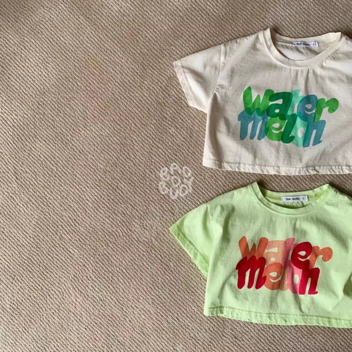 Badburdy - Korean Children Fashion - #littlefashionista - Water Melon Tee