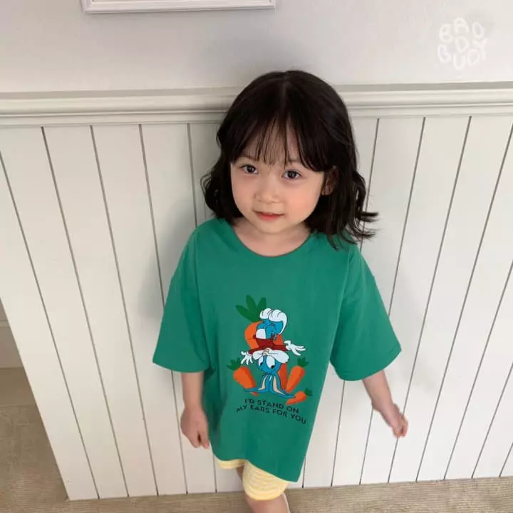 Badburdy - Korean Children Fashion - #littlefashionista - Upside Rabbit Tee - 11