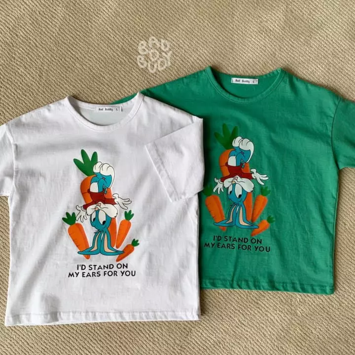 Badburdy - Korean Children Fashion - #stylishchildhood - Upside Rabbit Tee