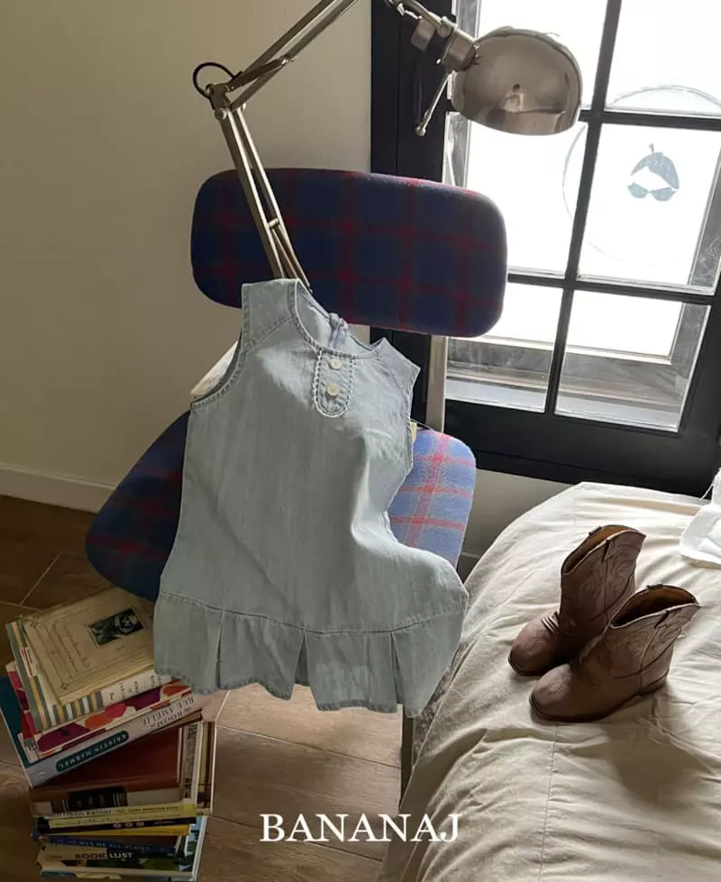 Banana J - Korean Children Fashion - #Kfashion4kids - Gogo Denim One-piece - 2