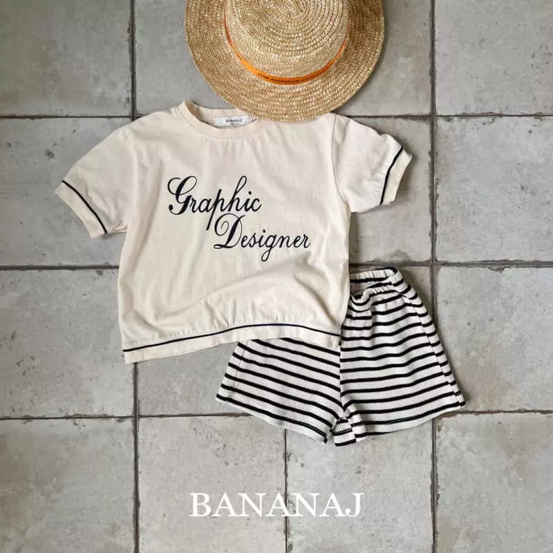 Banana J - Korean Children Fashion - #childofig - Grapic Tee - 7