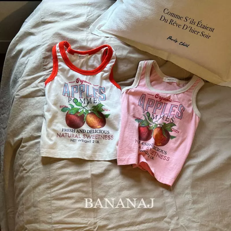Banana J - Korean Children Fashion - #childofig - Apple Sleeveless