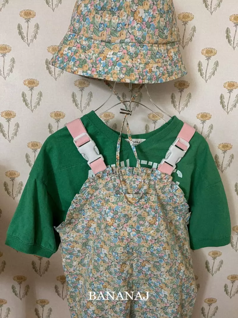 Banana J - Korean Children Fashion - #discoveringself - Flower Overalls - 3